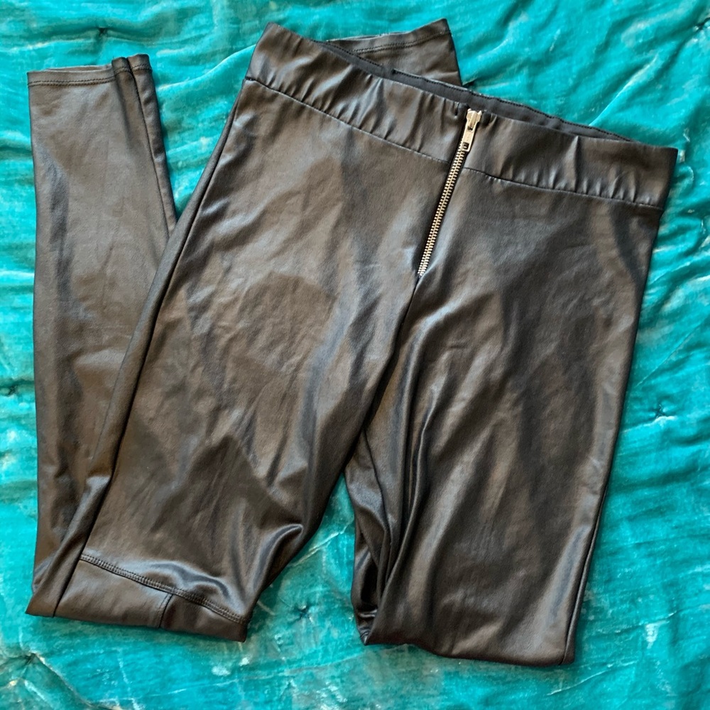 Faux Leather Leggings